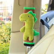 cartoon animal seatbelt cover, view 2 - MRSLM