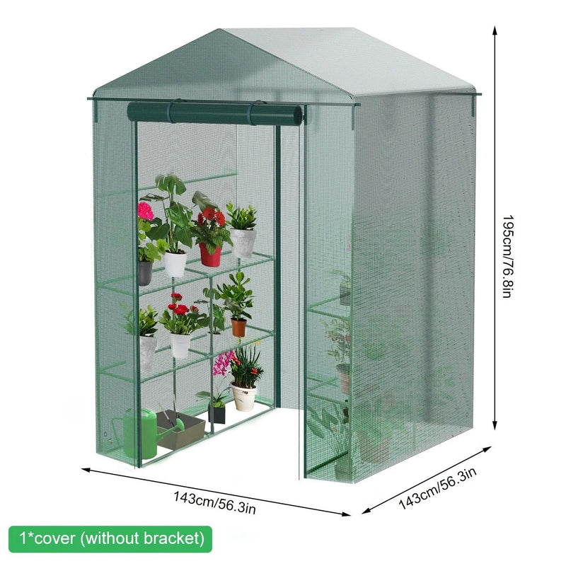 walk-in greenhouse cover, view 8 - MRSLM
