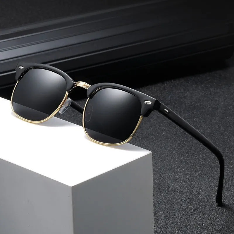 uv protection oval frame sunglasses, view 6 - MRSLM