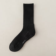 velvet mid-tube men's cotton socks, view 3 - MRSLM