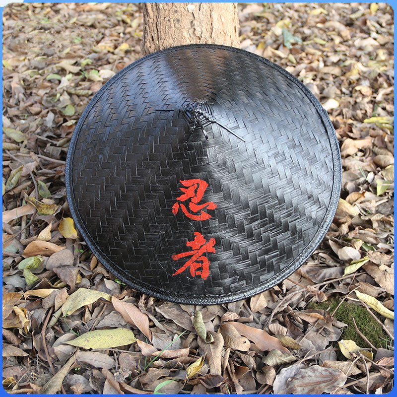 Fashionable Retro Black Bamboo Hat