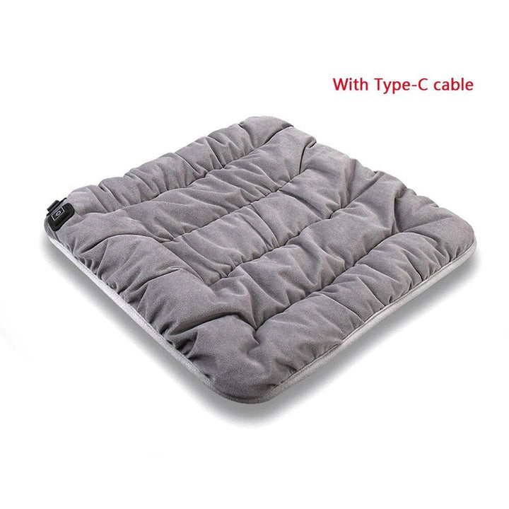 3-Level Adjustable Electric Heating Pad - Comfortable Body Warmer for Chair and Car