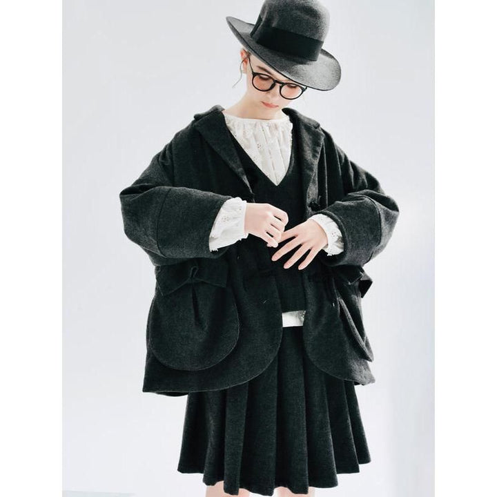 Chic Wool Blazer Jacket for Women