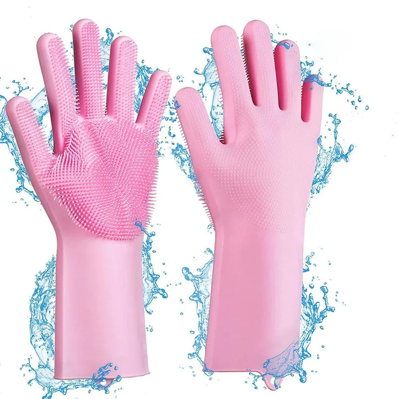 pet grooming silicone gloves, view 8 - MRSLM