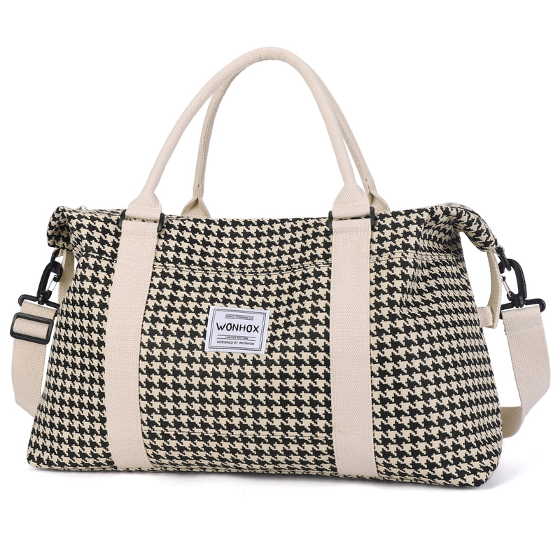 waterproof nylon duffel tote for women, view 3 - MRSLM