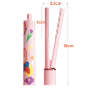 2-in-1 mini ceramic hair straightener and curler, view 7 - MRSLM