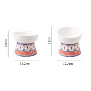 elevated ceramic cat bowl, view 13 - MRSLM