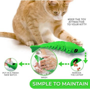 interactive cat toothbrush chew toy, view 9 - MRSLM