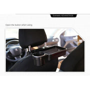 foldable car storage tray with cup and phone holder, view 7 - MRSLM