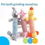 Squeaky plush dog toy, view 8 - MRSLM