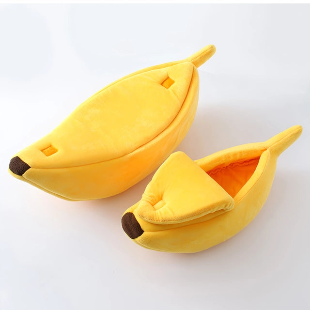 banana shape soft pet bed, view 5 - MRSLM
