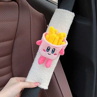 Plush Heart Frog Car Safety Belt Shoulder Cover