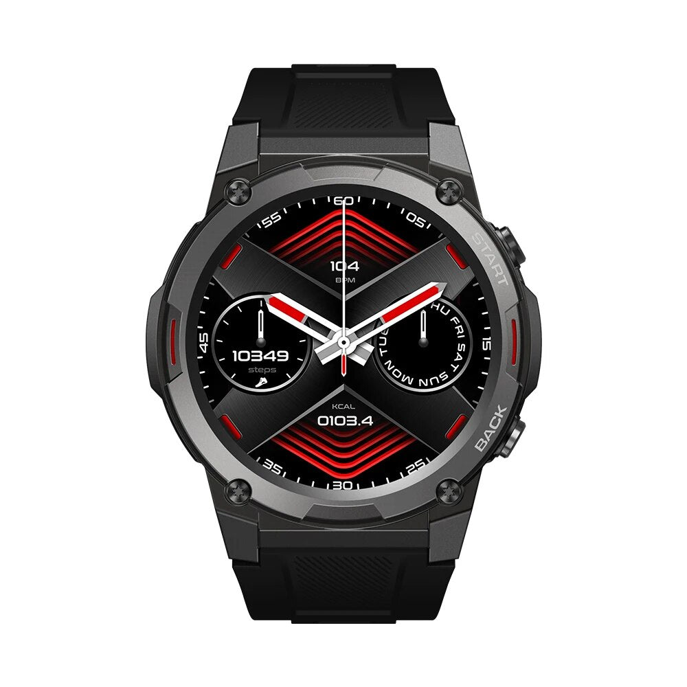 Rugged Hi-Fi Smartwatch with AMOLED Display and Enhanced Battery Life