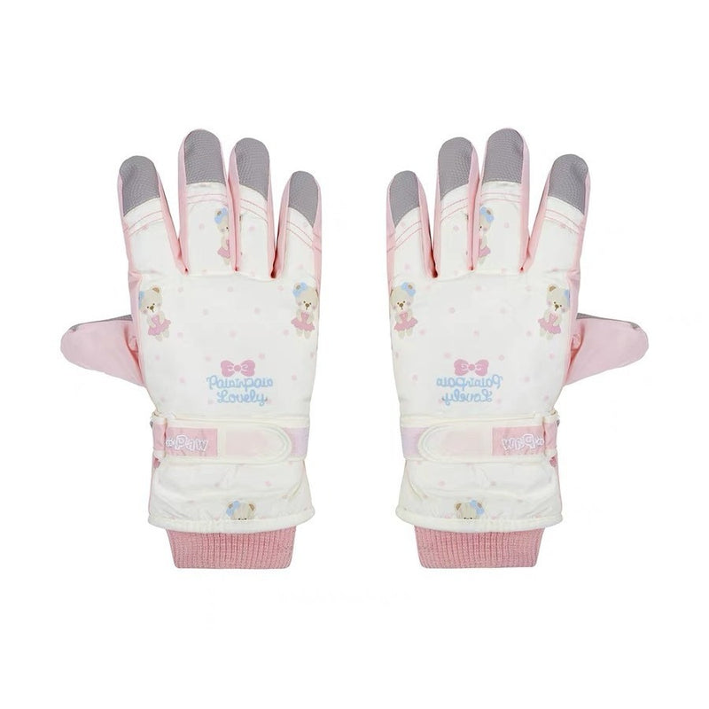 Fleece-lined Thickened Touch Screen Protective Glove Outdoor