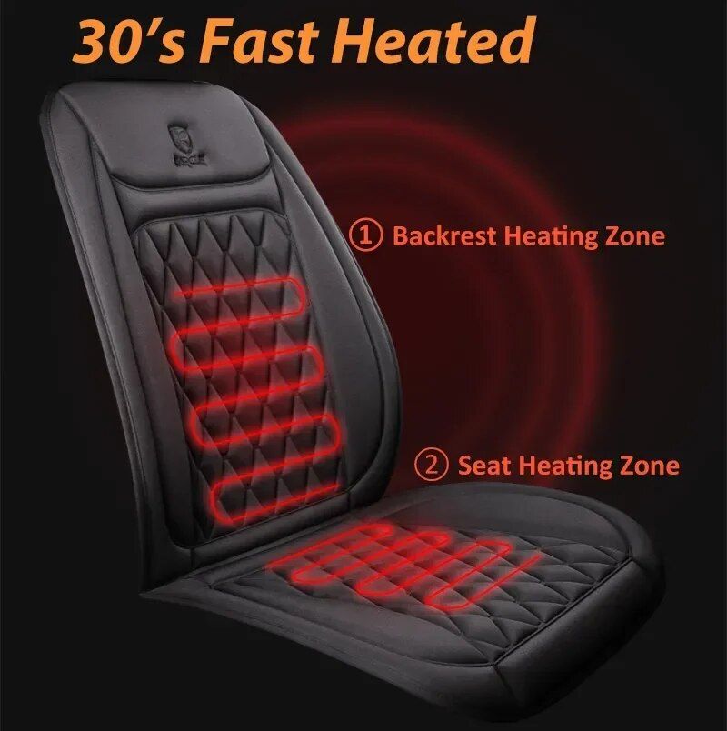 Quick-Heat Universal Car Seat Warmer with Three Modes