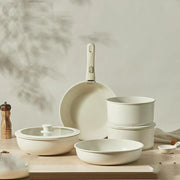 5-piece nonstick cookware set with removable handles - MRSLM