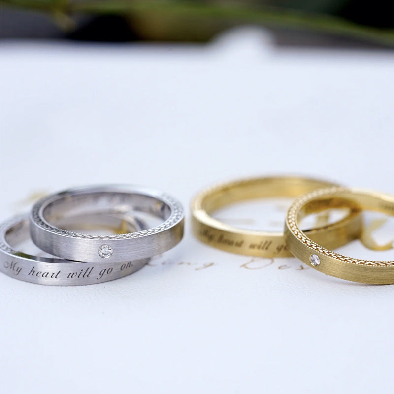 s925 sterling silver couple rings pair, view 8 - MRSLM