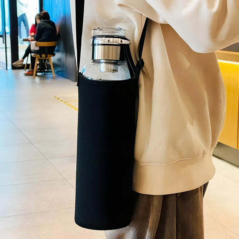 2L portable glass water bottle, view 11 - MRSLM