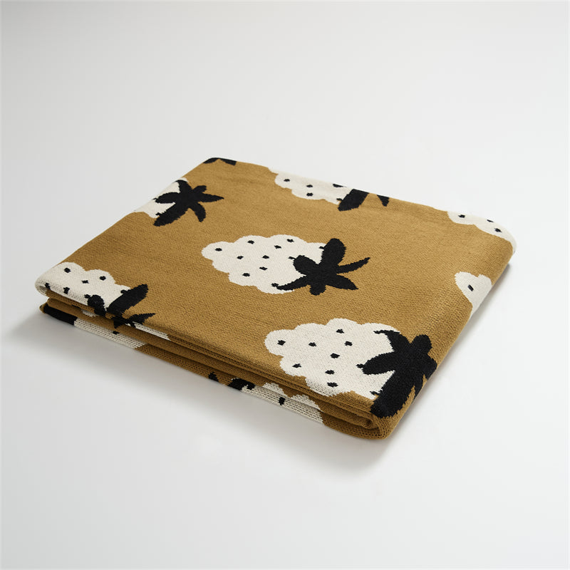 grape pattern cotton blanket, view 4 - MRSLM