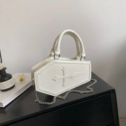 Y2K gothic coffin handbag, view 5 - MRSLM