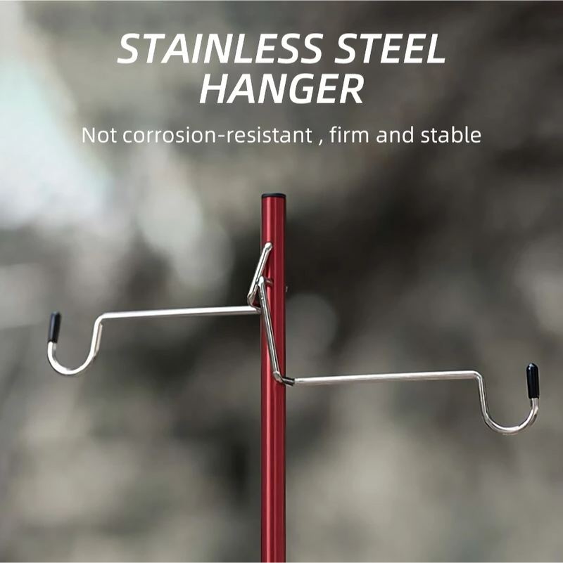 Adjustable camping lantern stand, view 4 - MRSLM