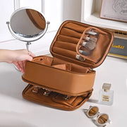 makeup brush and jewelry organizer bag, view 2 - MRSLM