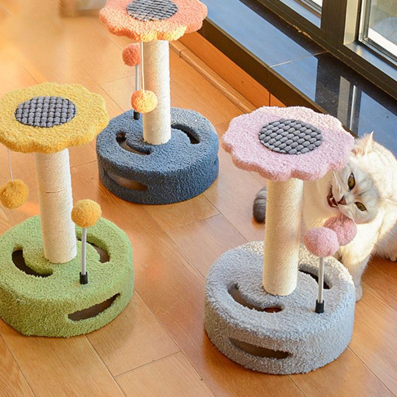 interactive sisal cat scratching post - MRSLM