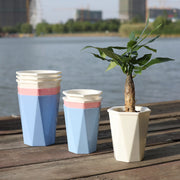 self watering resin flower pot - MRSLM
