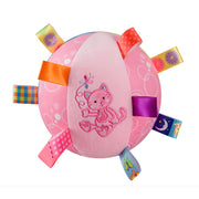 interactive plush dog chew toy with bell, view 3 - MRSLM