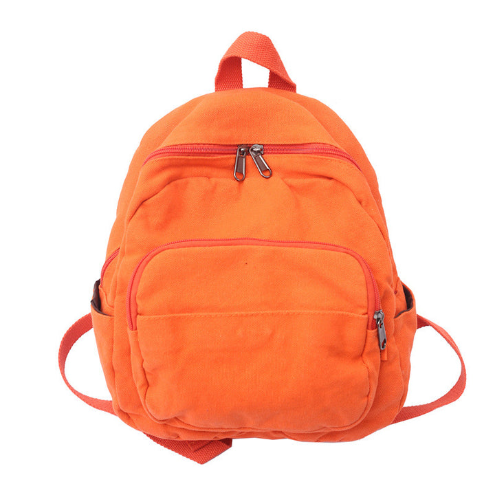 Student Retro Wash Canvas Casual Sen Series Backpack