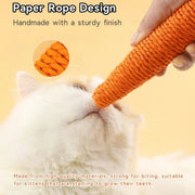 carrot cat toy, view 5 - MRSLM