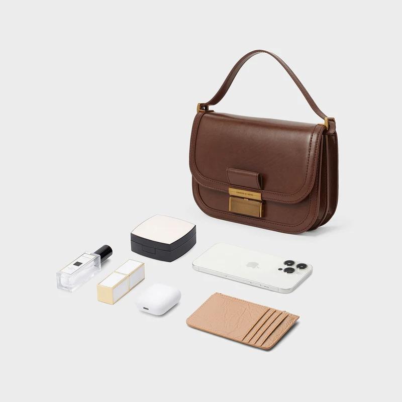square bamboo crossbody bag, view 6 - MRSLM