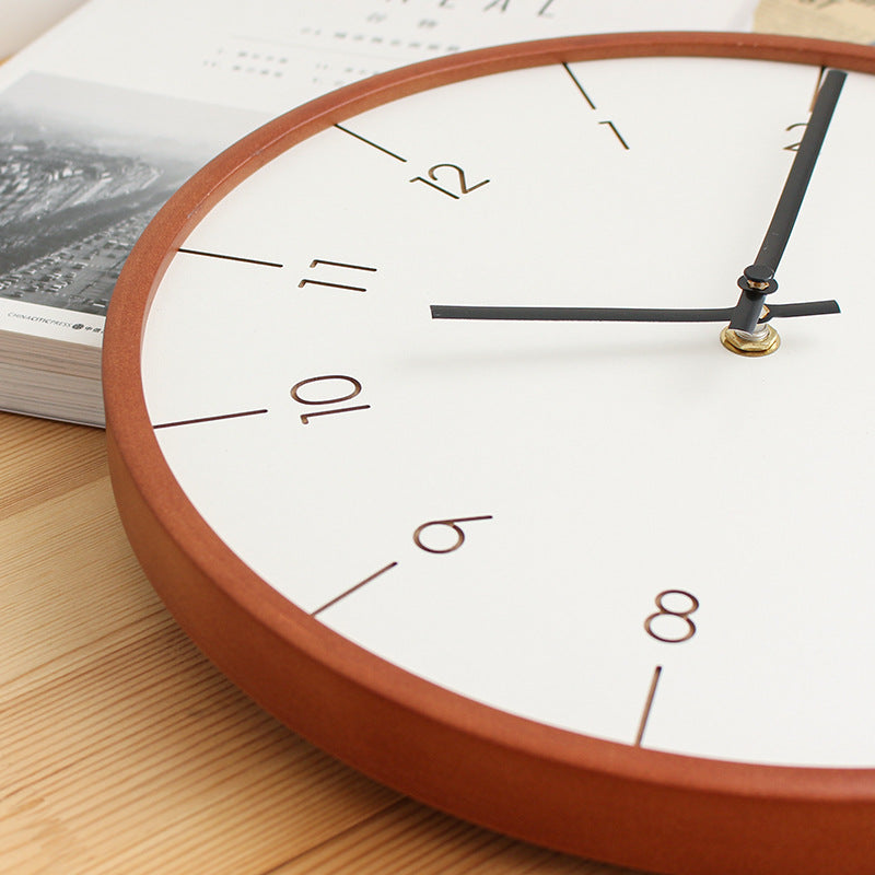 decorative wooden wall clock, view 9 - MRSLM