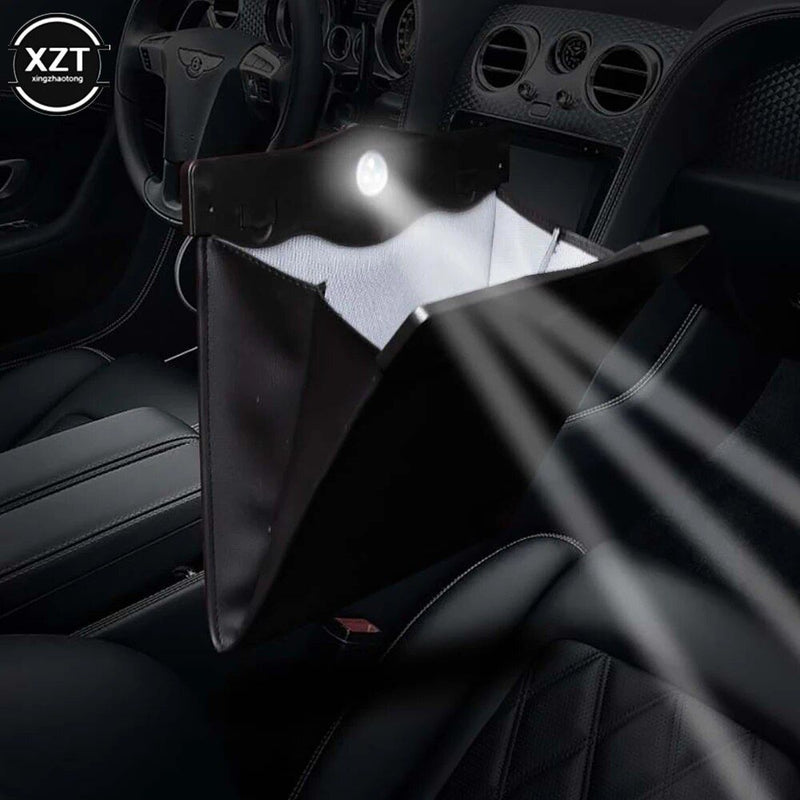 led magnetic car trash bin, view 8 - MRSLM