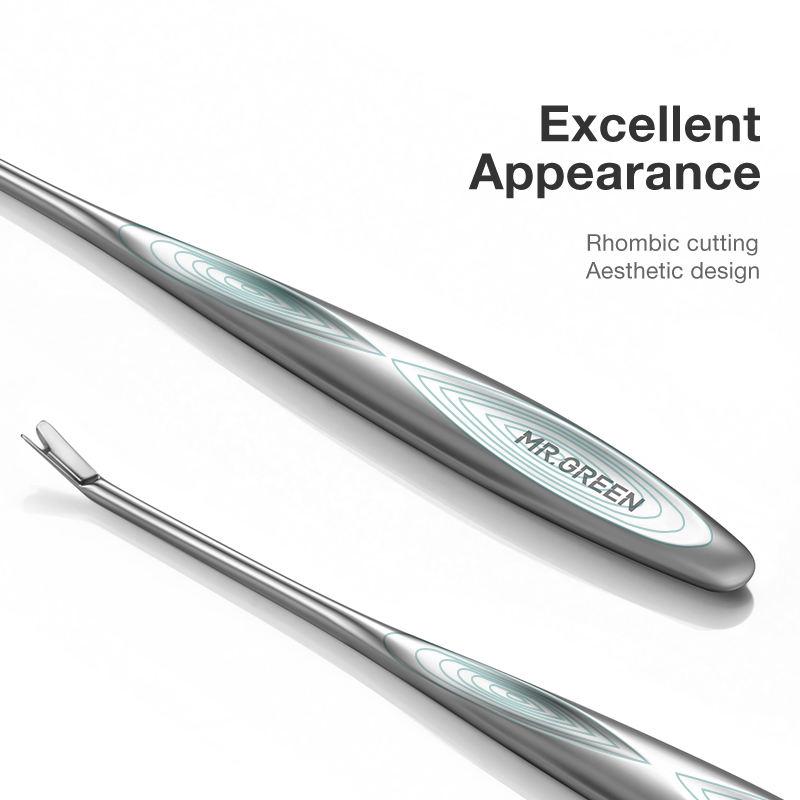 stainless steel cuticle pusher, view 3 - MRSLM