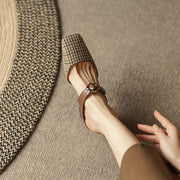 chic buckle mules, view 9 - MRSLM