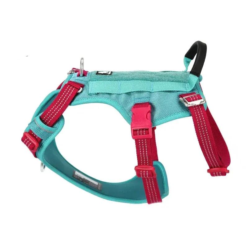 reflective dog harness, view 4 - MRSLM