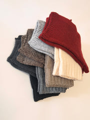wool cashmere half finger gloves, view 4 - MRSLM