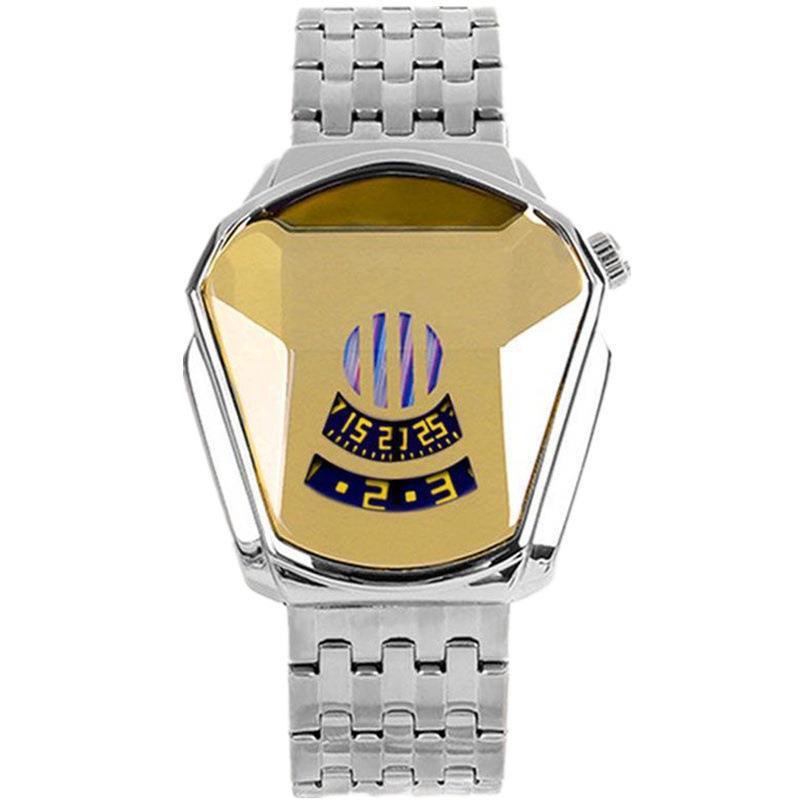 men's steel band quartz watch, view 8 - MRSLM