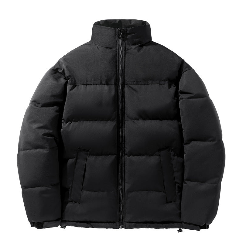 mens cotton-padded baggy coat thickened, view 2 - MRSLM
