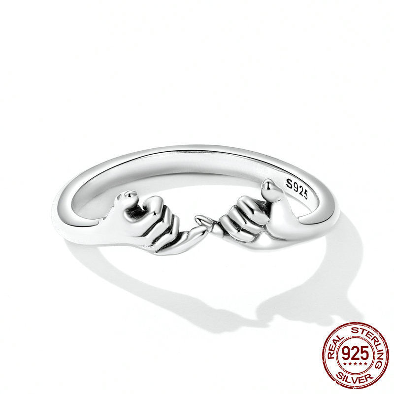 sterling silver gemstone ring and bracelet, view 4 - MRSLM