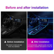 USB RGB LED strip for car interior, view 4 - MRSLM