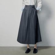 vintage dark gray mid-length skirt - MRSLM