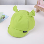 green cartoon baby hat, view 3 - MRSLM
