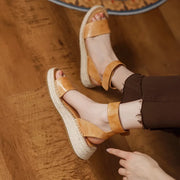 summer chic leather sandals, view 5 - MRSLM