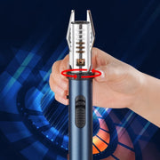 Windproof torch lighter with rotating head, view 8 - MRSLM