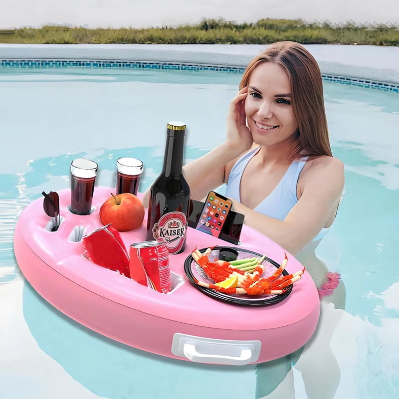 inflatable pool and beach drink holder, view 7 - MRSLM