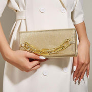 shiny evening clutch bag - MRSLM