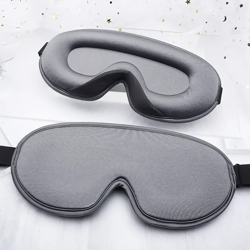 Seiden-3D-konturierte Schlafmaske