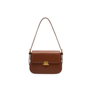 genuine leather small square shoulder bag, view 5 - MRSLM